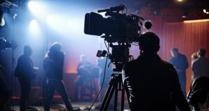 https://www.vecteezy.com/photo/27102826-experienced-cameraman-recording-live-event-news-studio-with-selective-focus