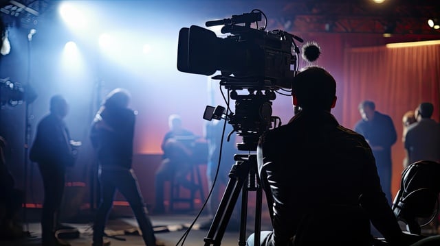 https://www.vecteezy.com/photo/27102826-experienced-cameraman-recording-live-event-news-studio-with-selective-focus