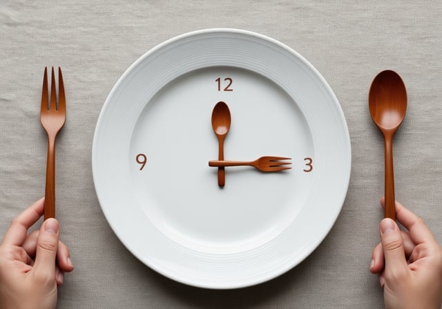 https://www.vecteezy.com/photo/74106995-intermittent-fasting-concept-with-white-plate-and-wooden-cutlery-clock