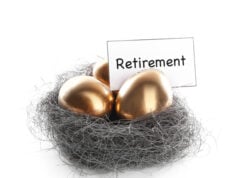 Retiring in the Next 5 Years? Do This to Protect Your Nest Egg From Market Volatility https://www.vecteezy.com/photo/83003640-nest-with-golden-eggs-and-sign-retirement-on-white-background-pension-planning