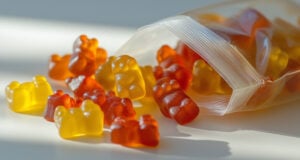 https://www.vecteezy.com/photo/53514414-transparent-bag-of-chili-infused-gummy-bears-some-spilling-out-on-a-neutral-surface-culinary-photography