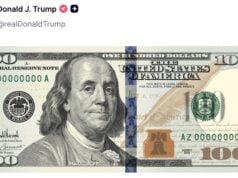Treasury Debuts New One Hundred Dollar Bill Featuring Donald Trump Signature