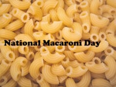 Elbow Macaroni Is The Most Common Form Found In The United States. https://www.vecteezy.com/photo/52307801-macaroni-pasta-elbows-cooked-texture-detail-close-up