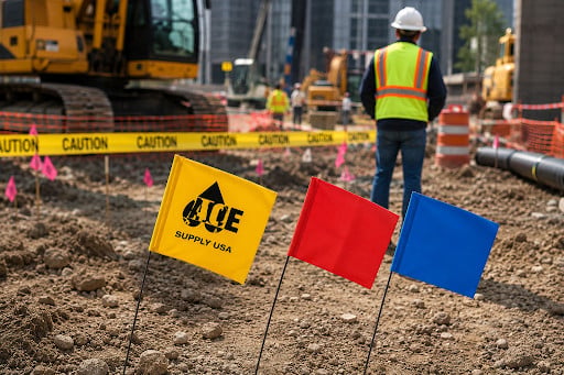 Flags https://acesupplyusa.com/pages/marking-flags