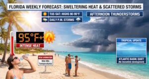 Sweltering Florida Heat Continues with Mid-90s Temperatures and Daily Afternoon Thunderstorms