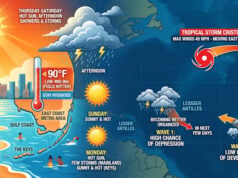 South Florida Weather: High Heat and Scattered Afternoon Storms Ahead with Active Atlantic Tropics