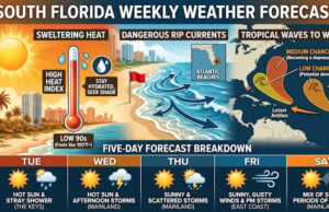 South Florida Weather: Sweltering Heat, Dangerous Rip Currents, and Atlantic Tropical Waves to Watch