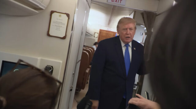 Trump gaggle