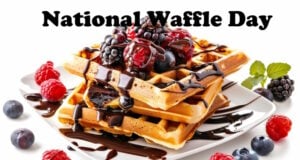 https://www.vecteezy.com/photo/46606171-a-stack-of-belgian-waffles-with-chocolate-sauce-and-berries-on-a-transparent-white-backdrop
