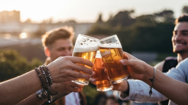 https://www.vecteezy.com/photo/69688038-cheers-with-beer-glasses-in-sunset-gathering-social-celebration-moment