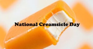 The Creamsicle Was An Accidental Invention By An 11-Year-Old In 1905 https://www.vecteezy.com/photo/77178347-creamy-orange-ice-cream-bar-with-white-filling-on-wood-surface