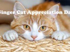 https://www.vecteezy.com/photo/70372704-ginger-cat-resting-on-a-textured-surface