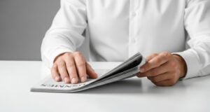 https://www.vecteezy.com/photo/67965441-man-reading-a-newspaper-at-a-table-in-a-white-shirt