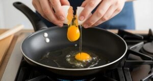 How Does the 30/30/30 Morning Routine Help With Weight Loss? https://www.vecteezy.com/photo/78104420-person-cracking-fresh-egg-into-a-hot-frying-pan-on-a-gas-stove-for-healthy-breakfast-preparation-home-cooking-kitchen-scene-culinary-activity