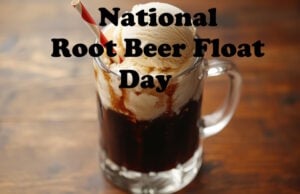 You Can Thank A Mountain And Moonlight For A Root Beer Float https://www.vecteezy.com/photo/73578473-root-beer-float-in-glass-mug-sits-on-wood-table-with-straw