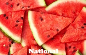In 2007 Oklahoma Made Watermelon The Official State Vegetable! https://www.vecteezy.com/photo/19320638-sliced-triangular-slices-of-ripe-red-watermelon-with-seeds