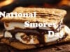 50% Of The 90 Million Pounds Of Marshmallows Purchased Are Used In S’mores https://www.vecteezy.com/photo/73578719-sweet-smore-with-melted-chocolate-and-toasted-marshmallow-by-campfire