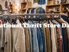 https://www.vecteezy.com/photo/79081786-vintage-clothing-rack-with-sweaters-and-denim-in-second-hand-thrift-store