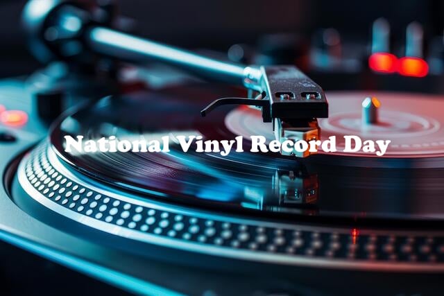Closeup of a turntable needle on a vinyl record, with vibrant lighting https://www.vecteezy.com/photo/47901165-vintage-vinyl-record-player-closeup