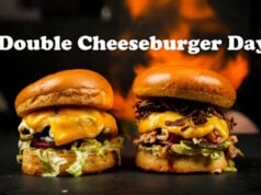 70% Of Americans Prefer American Cheese On Their Cheeseburger. https://www.daysoftheyear.com/days/double-cheeseburger-day/