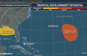 Forecasters Eye Atlantic Tropical Risk Near Bermuda and Eastern Gulf Amid Quiet Mid-September
