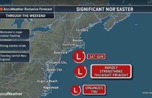 Northeast Braces for Potent September Nor’easter Bringing Hurricane-Force Wind Gusts and Outages (Video)