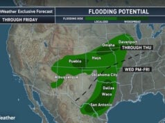 Triple Threat of Storms Unleashes Severe Flash Flood Risk Across the Southern US (Video)