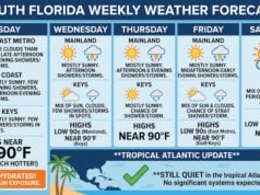 Steamy South Florida Forecast: Daily Thunderstorm Rounds and Sizzling 90s Ahead