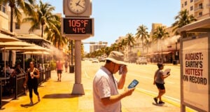 Well, August Really Did Just Break the Thermometer AI Generated by Google Gemini for South Florida Reporter