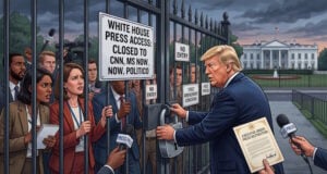 Trump Bans CNN, MS NOW, and Politico From the White House (Video)