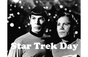 While Visiting The Star Trek Set In 1991, President Regan Said “I like the Klingons. They remind me of Congress” https://en.wikipedia.org/wiki/Star_Trek#/media/File:Leonard_Nimoy_William_Shatner_Star_Trek_1968.JPG