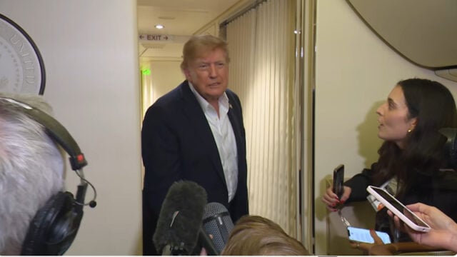 Trump gaggle