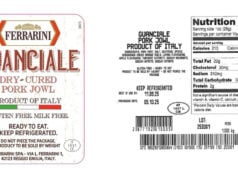 Over 1,500 Pounds of Imported Italian Guanciale Recalled Due to Potential Listeria Contamination Ready-to-eat pork jowls recalled because of Listeria contamination