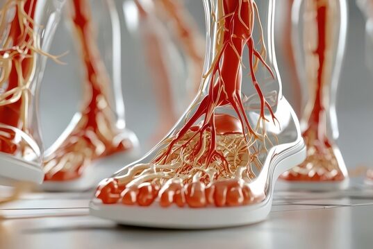 https://www.vecteezy.com/photo/66056618-a-group-of-feet-with-red-and-white-veins