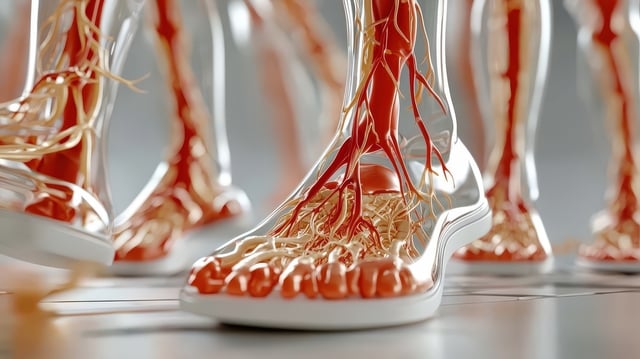 https://www.vecteezy.com/photo/66056618-a-group-of-feet-with-red-and-white-veins