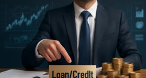 https://www.vecteezy.com/photo/67968827-businessman-holding-loancredit-sign