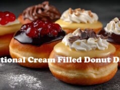 The 1809 “The Legend of Sleepy Hollow” Has One Of The Earliest Literary Mentions Of Donuts https://www.vecteezy.com/photo/77764701-celebrating-hanukkah-with-traditional-donuts