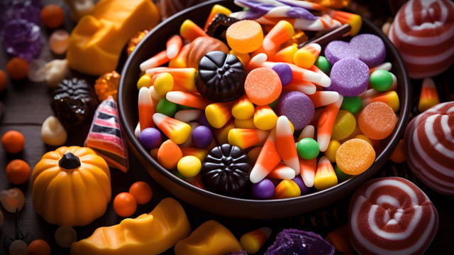 https://www.vecteezy.com/photo/27469287-colorful-halloween-candy-pumpkin-collection
