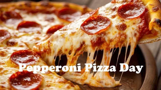 Slice of pepperoni pizza with melted cheese isolated white background https://www.vecteezy.com/photo/56277117-delicious-pepperoni-pizza-with-melted-cheese