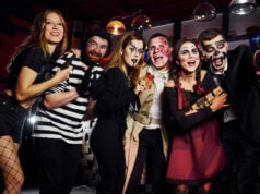 Why Has Halloween Become So Popular Among Adults? https://www.vecteezy.com/photo/15244730-friends-is-on-the-thematic-halloween-party-in-scary-makeup-and-costumes-have-fun-and-posing-for-the-camera-together