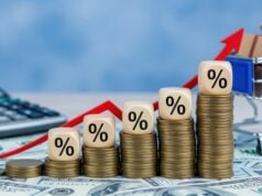 Why Surging Mortgage Rates and the Bond Market Spell Trouble for Trump https://www.vecteezy.com/photo/70683636-inflation-concept-with-percentage-blocks-stacked-on-coins-and-a-shopping-cart-full-of-packages