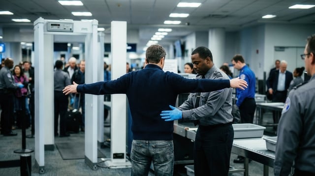 https://www.vecteezy.com/photo/76677302-passenger-undergoing-a-security-pat-down-by-a-tsa-agent-at-an-airport-checkpoint