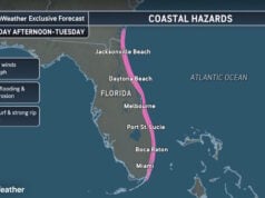 Developing Coastal Storm Threatens Florida, Carolinas, and Mid-Atlantic with Prolonged Flooding and Severe Beach Erosion