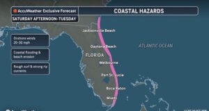 Developing Coastal Storm Threatens Florida, Carolinas, and Mid-Atlantic with Prolonged Flooding and Severe Beach Erosion