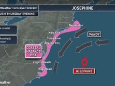 Subtropical Storm Josephine Forms Off East Coast, Threatening New England and Atlantic Canada
