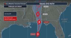 Hurricane Isaias Threatens Birmingham with Damaging 80 MPH Wind Gusts and Prolonged Power Outages (LIVE Video)