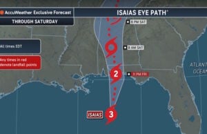Hurricane Isaias Threatens Birmingham with Damaging 80 MPH Wind Gusts and Prolonged Power Outages (LIVE Video)