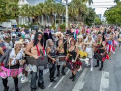 Music Legends and Retro Costumes Take Over Old Town Key West for the Captain Morgan Masquerade March (Video)