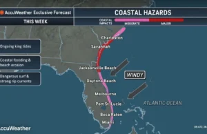 King Tides and Slow-Moving Storm Threaten Southeast Coast With Severe Flooding Ahead of Halloween