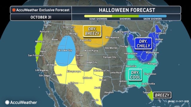 Oct. 31 Halloween Forecast